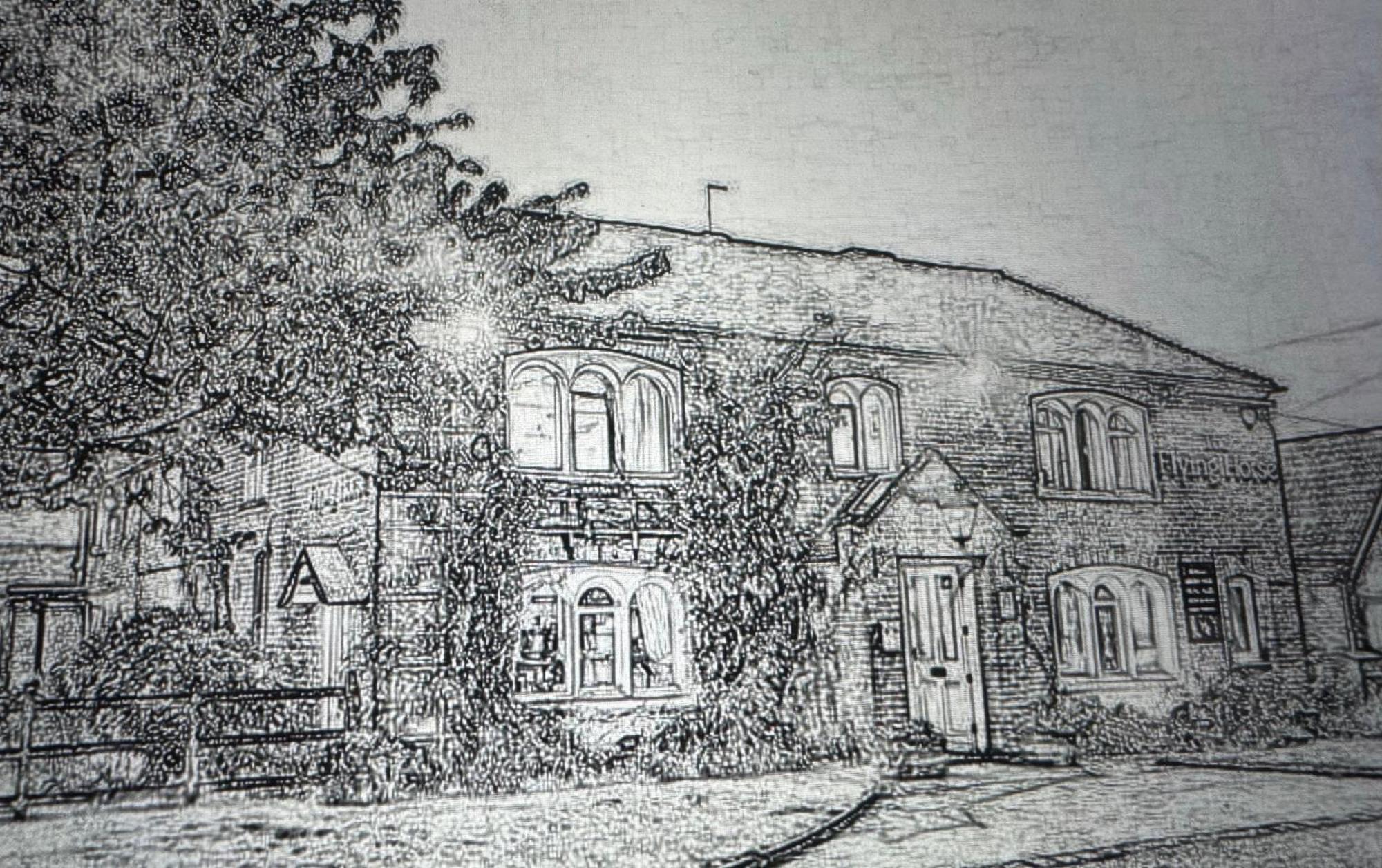 The Flying Horse Inn Boughton Aulph المظهر الخارجي الصورة